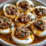 Gluten-Free Cajun Boiled Eggs with Spicy Garlic Butter Sauce