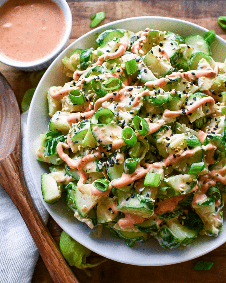 Gluten-Free California Roll Cucumber Salad