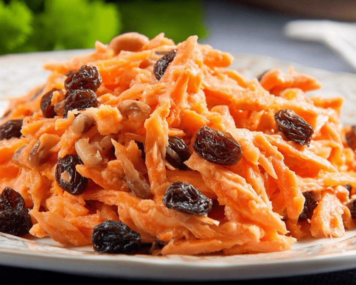 Gluten-Free Carrot and Raisin Salad For Spring