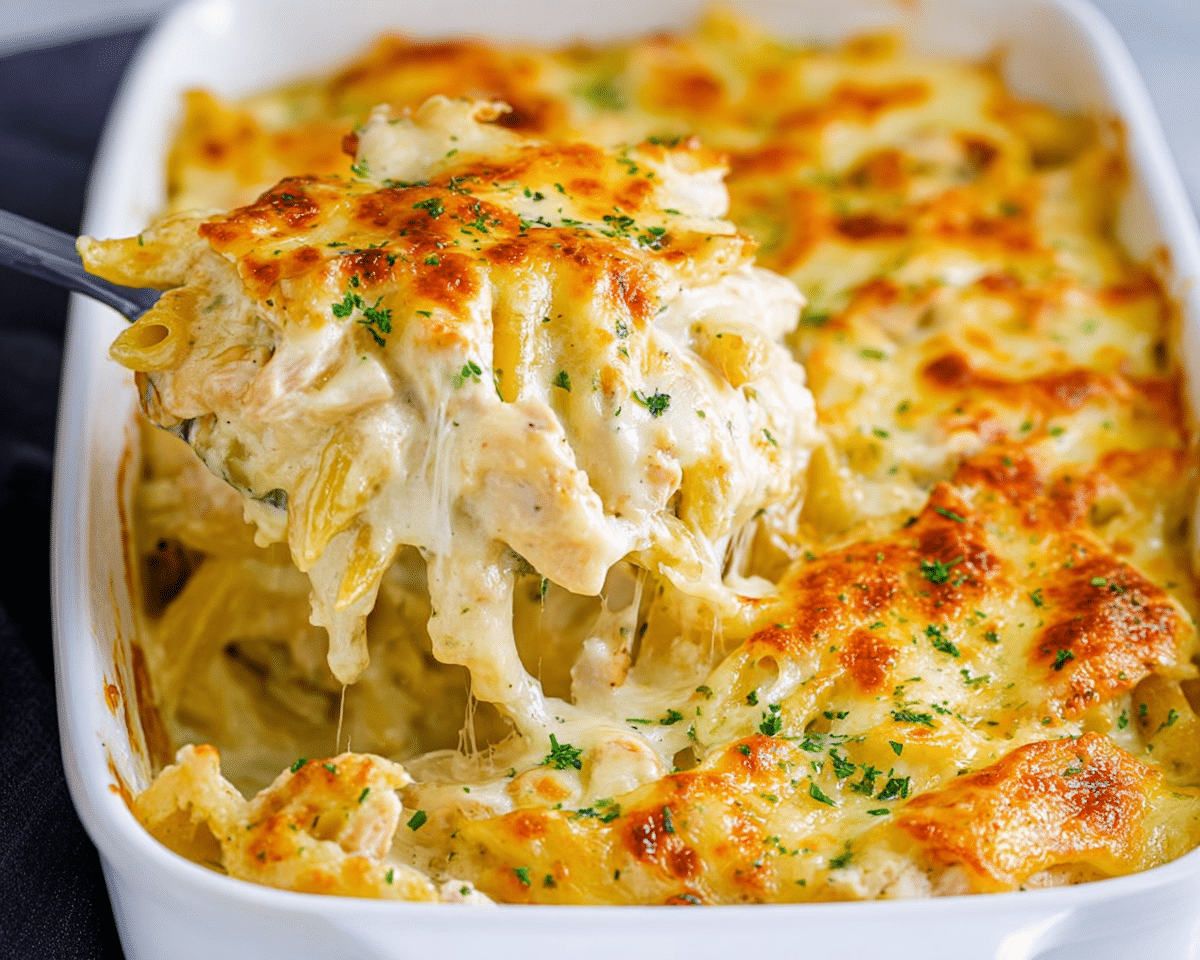 Gluten-Free Chicken Alfredo Casserole For Spring