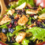 Gluten-Free Chicken Blueberry Feta Salad For Spring Dinner