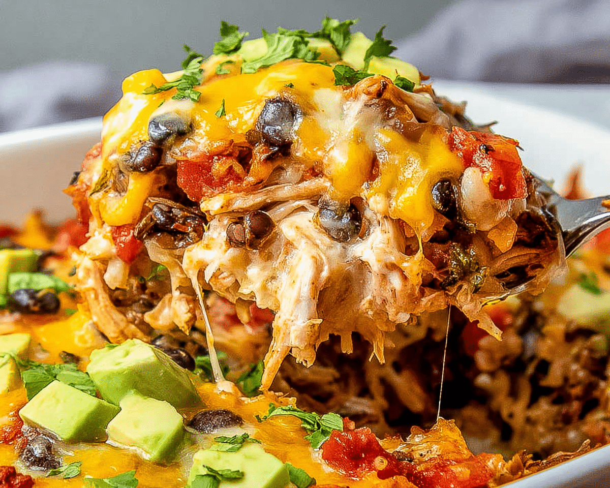 Gluten-Free Chicken Burrito Casserole For Spring Dinner
