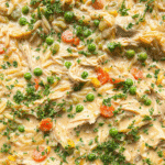 Gluten-Free Chicken Pot Pie with Orzo For Spring Dinner