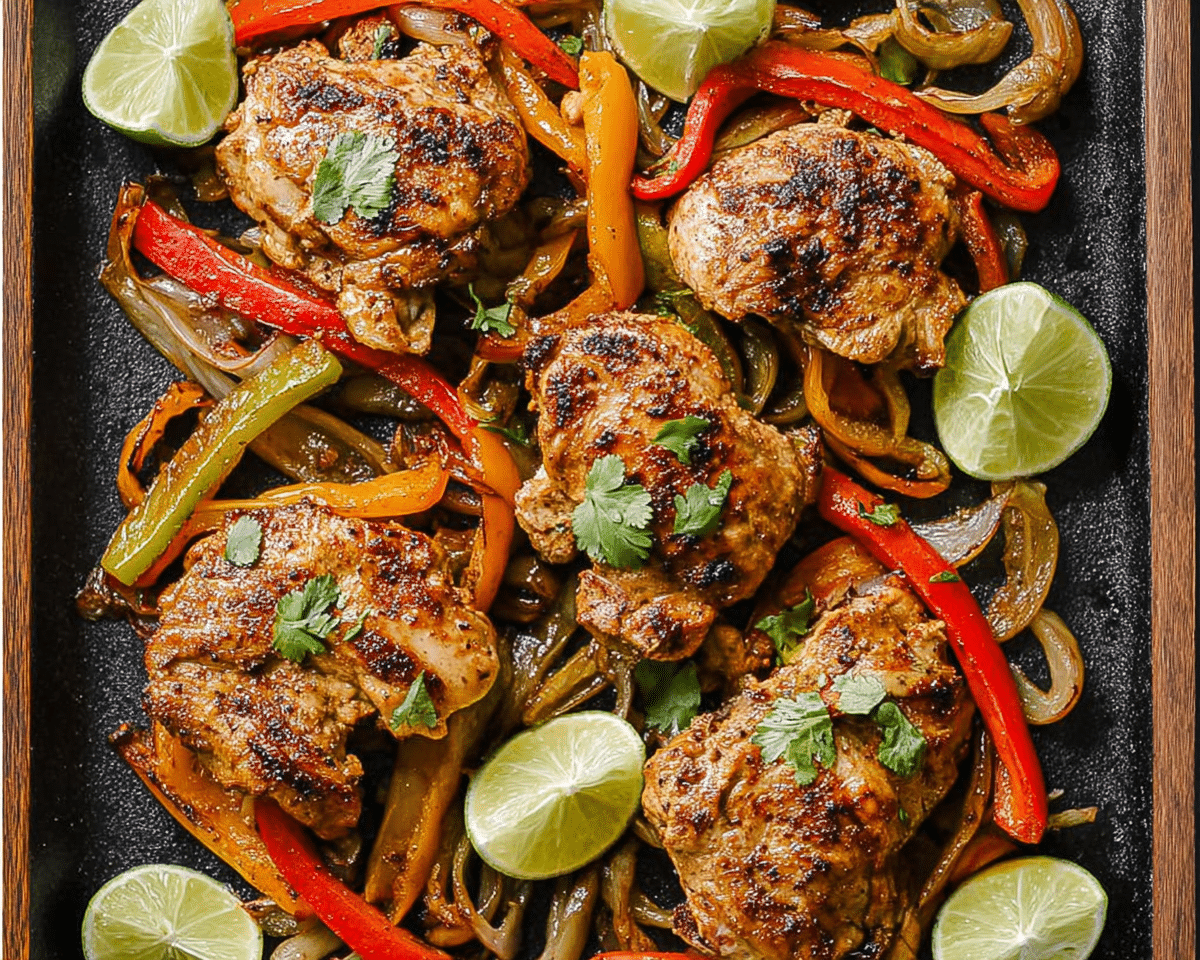 Gluten-Free Chicken Thigh Fajitas For Spring