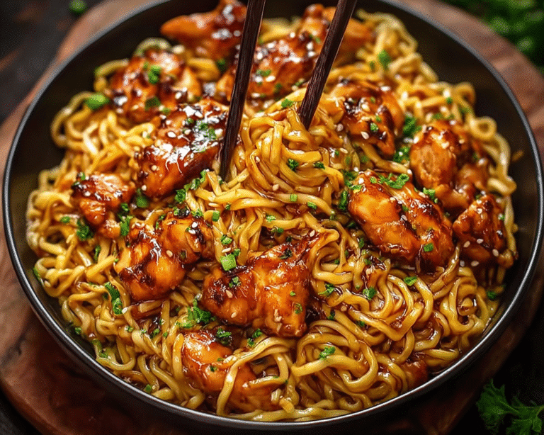 Gluten-Free Chicken Thighs and Noodles For Spring