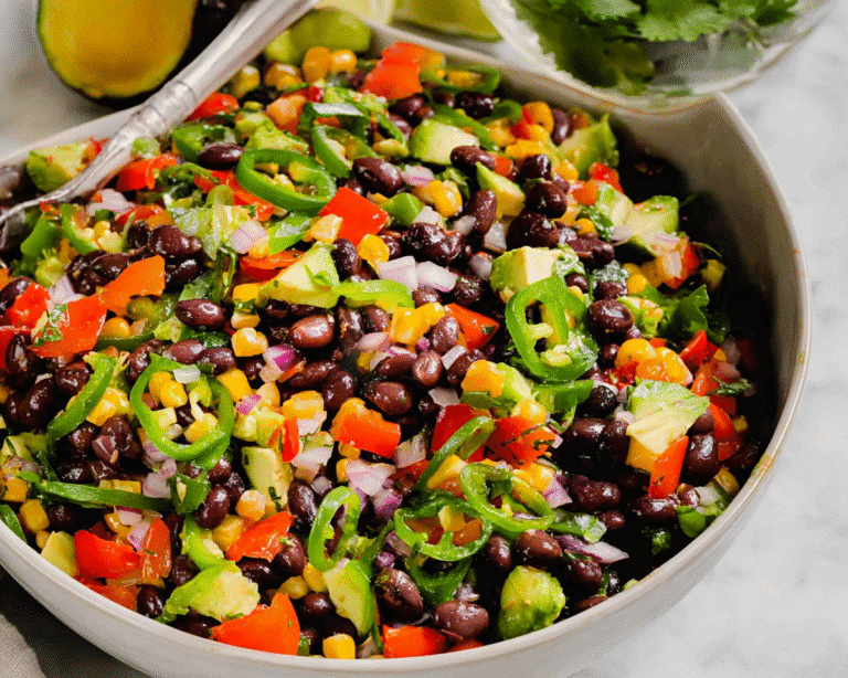Gluten-Free Chili Lime Black Bean Salad