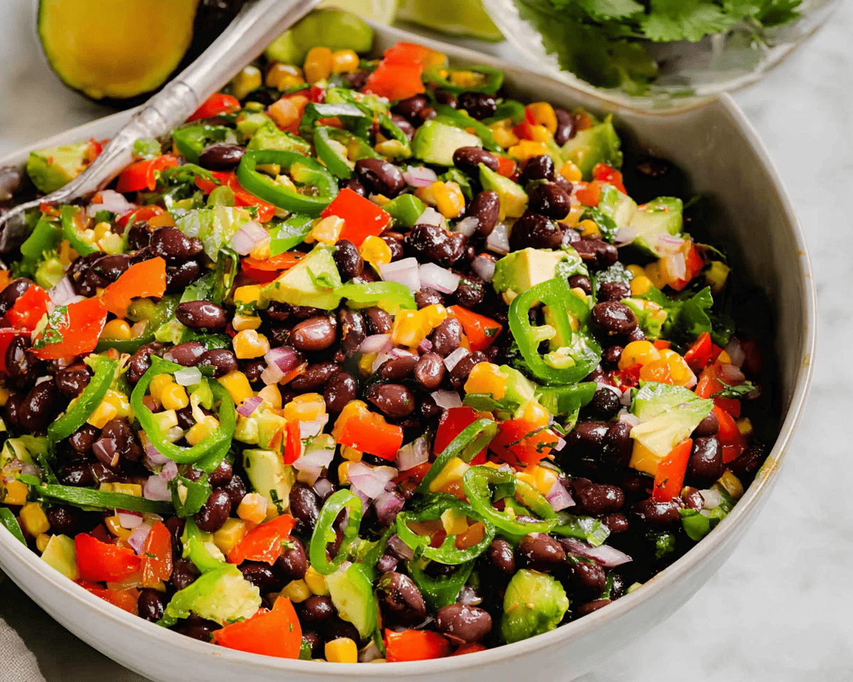 Gluten-Free Chili Lime Black Bean Salad