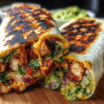 Gluten-Free Chipotle Ranch Grilled Chicken Burrito For Spring Dinner