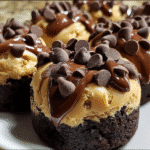 Gluten-Free Chocolate Chip Cookie Dough Brownie Bites