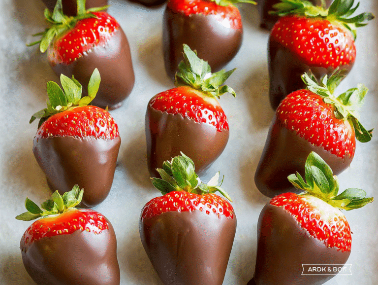 Gluten-Free Chocolate Covered Strawberries