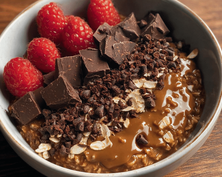 Gluten-Free Chocolate Oatmeal For Spring
