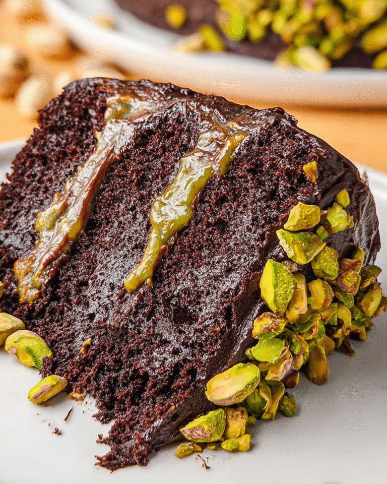 Gluten-Free Chocolate Pistachio Cake