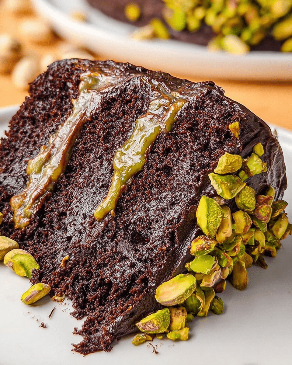 Gluten-Free Chocolate Pistachio Cake