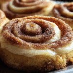 Gluten-Free Cinnamon Roll Cheesecake Cookies