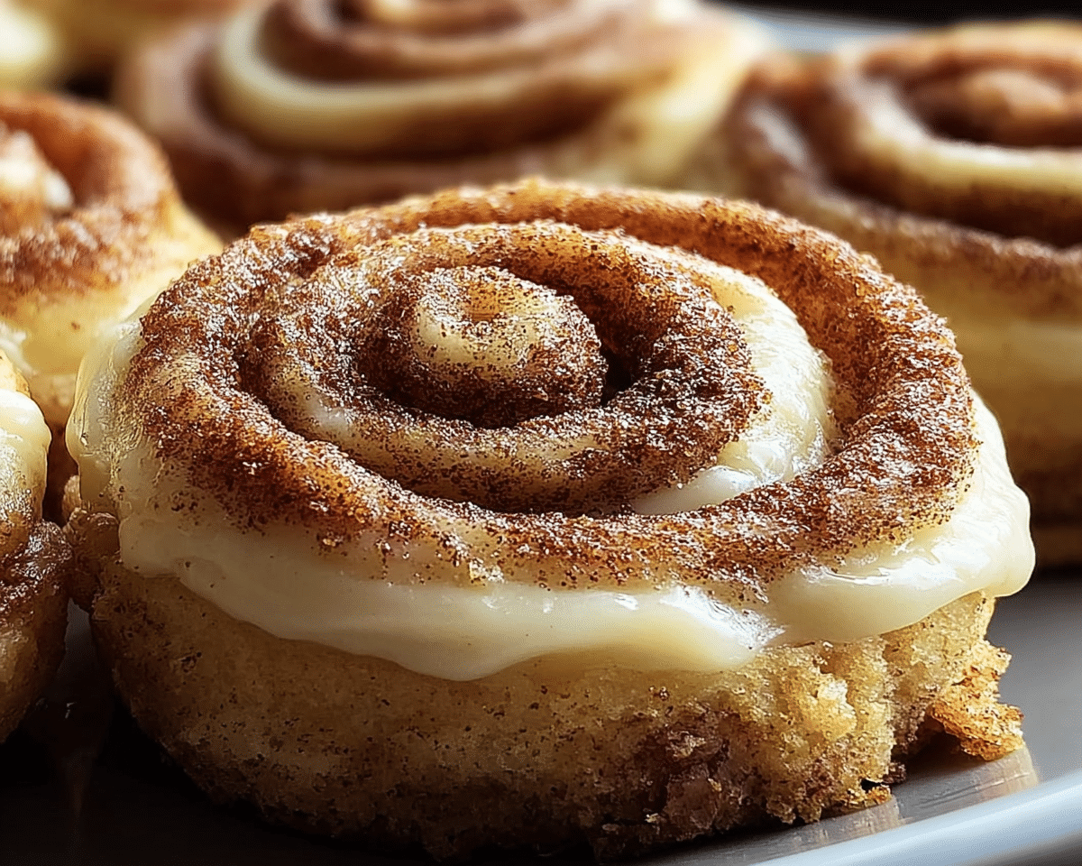 Gluten-Free Cinnamon Roll Cheesecake Cookies