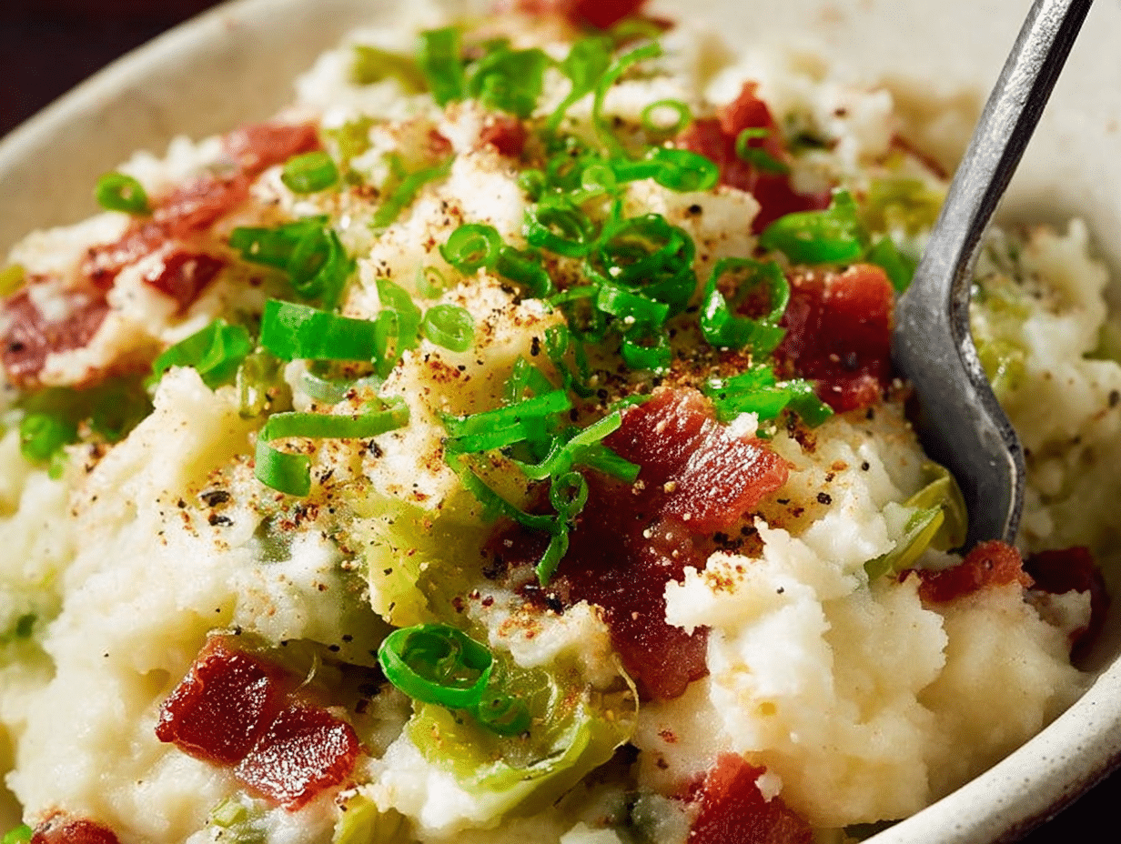 Gluten-Free Colcannon with Bacon