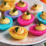 Gluten-Free Colored Deviled Eggs