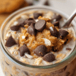 Gluten-Free Cookie Dough Inspired Overnight Oats For Spring Desserts