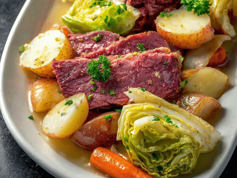 Gluten-Free Corned Beef and Cabbage Sheet Pan