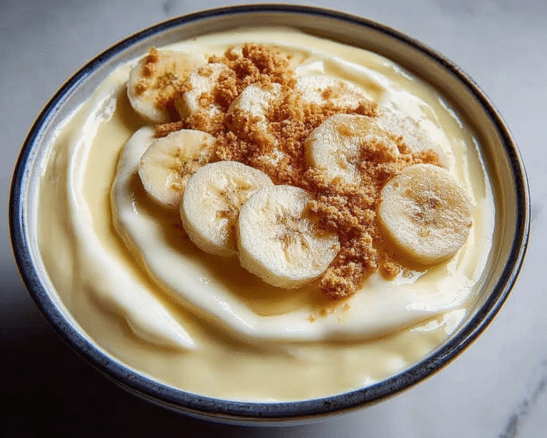 Gluten-Free Cottage Cheese Banana Pudding