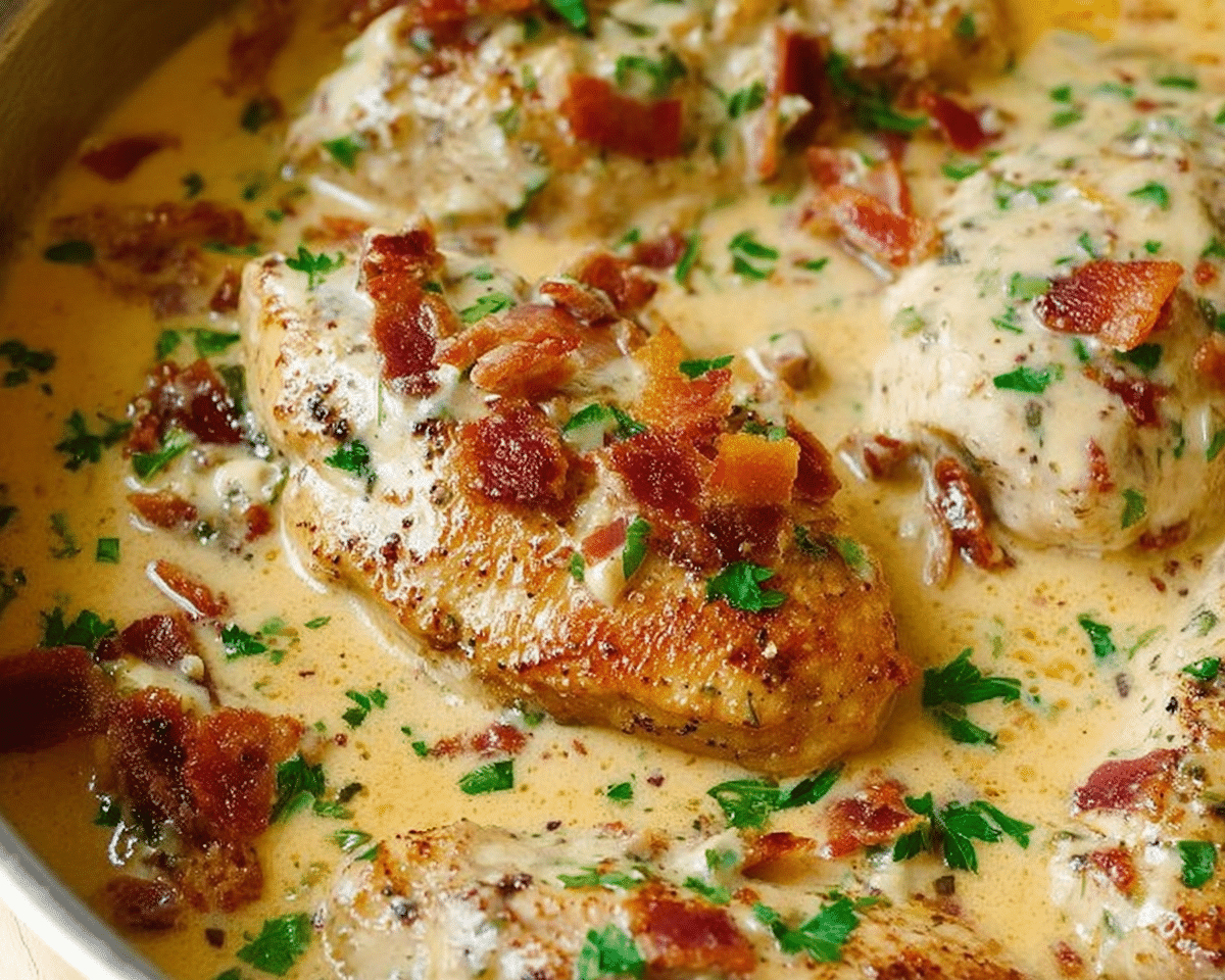 Gluten-Free Creamy Asiago Chicken