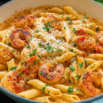 Gluten-Free Creamy Cajun Prawn (Shrimp) Pasta