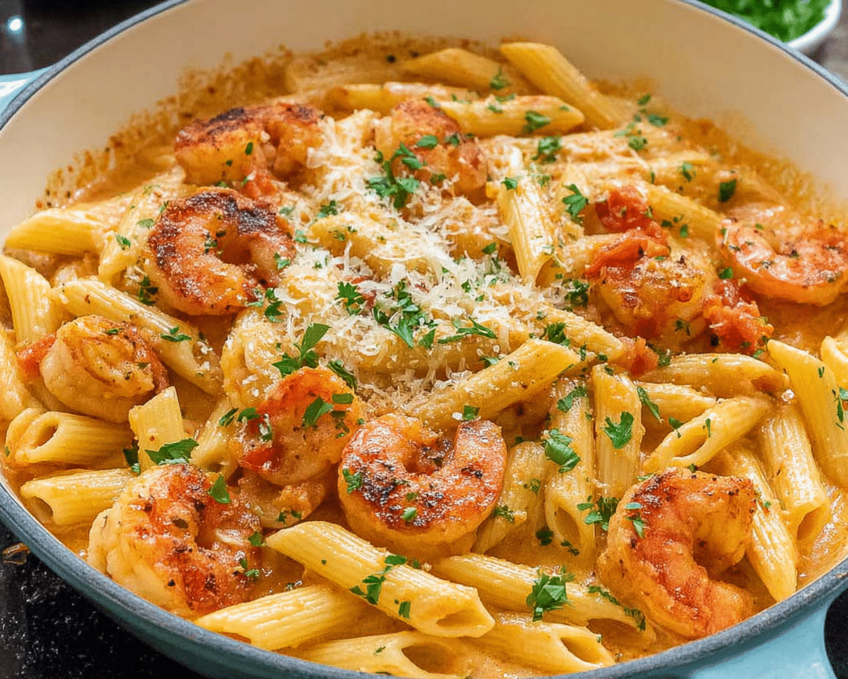 Gluten-Free Creamy Cajun Prawn (Shrimp) Pasta