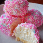 Gluten-Free Crispy Cotton Candy Cheesecake Bombs
