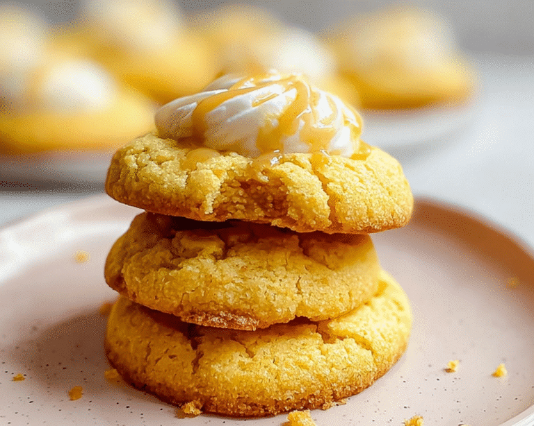 Gluten-Free Crumbl Style Cornbread Cookies