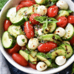 Gluten-Free Cucumber Caprese Salad