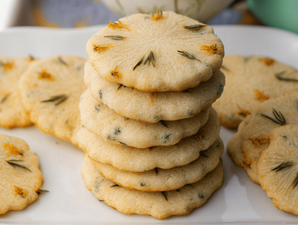 Gluten-Free Dandelion Cookies