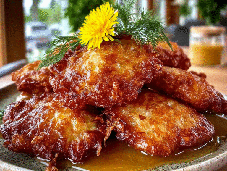 Gluten-Free Dandelion Fritters