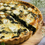 Gluten-Free Dandelion Greens and Feta Tart