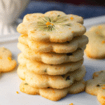 Gluten-Free Dandelion Shortbread Cookies