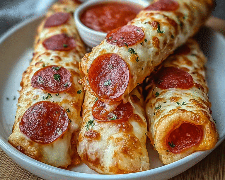 Gluten-Free Delicious Pepperoni Pizza Roll Breadsticks
