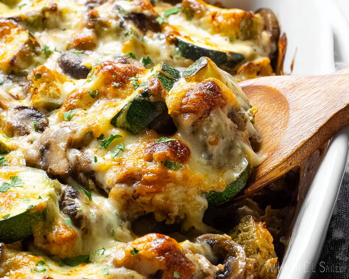 Gluten-Free Easy Chicken Zucchini Bake
