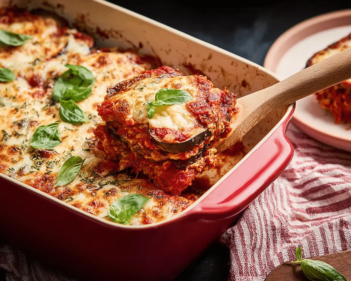 Gluten-Free Eggplant Parmesan Casserole For Spring