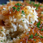 Gluten-Free French Onion Butter Rice