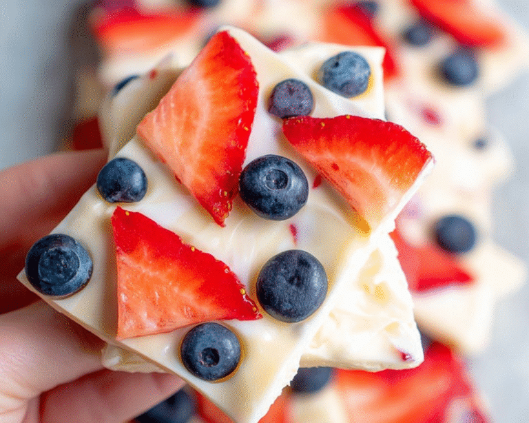Gluten-Free Frozen Greek Yogurt Bark For Spring