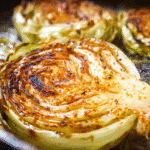 Gluten-Free Garlic Butter Roasted Cabbage Steak