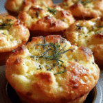 Gluten-Free Garlic & Rosemary Focaccia Muffins