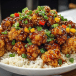 Gluten-Free General Tso’s Cauliflower Bowls