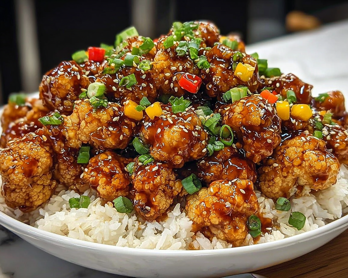 Gluten-Free General Tso’s Cauliflower Bowls