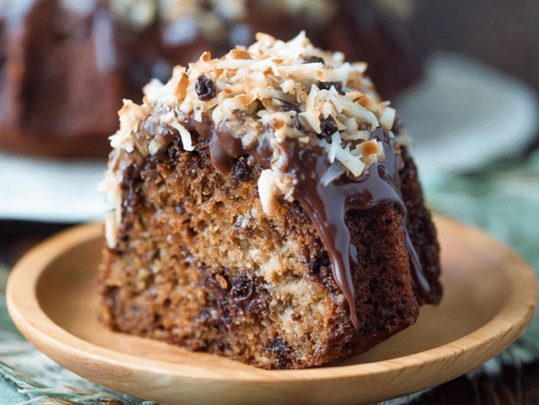 Gluten-Free German Chocolate Bundt Cake