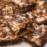 Gluten-Free German Chocolate Cookie Bars