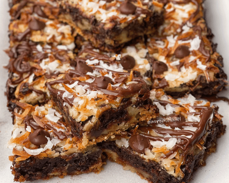 Gluten-Free German Chocolate Cookie Bars