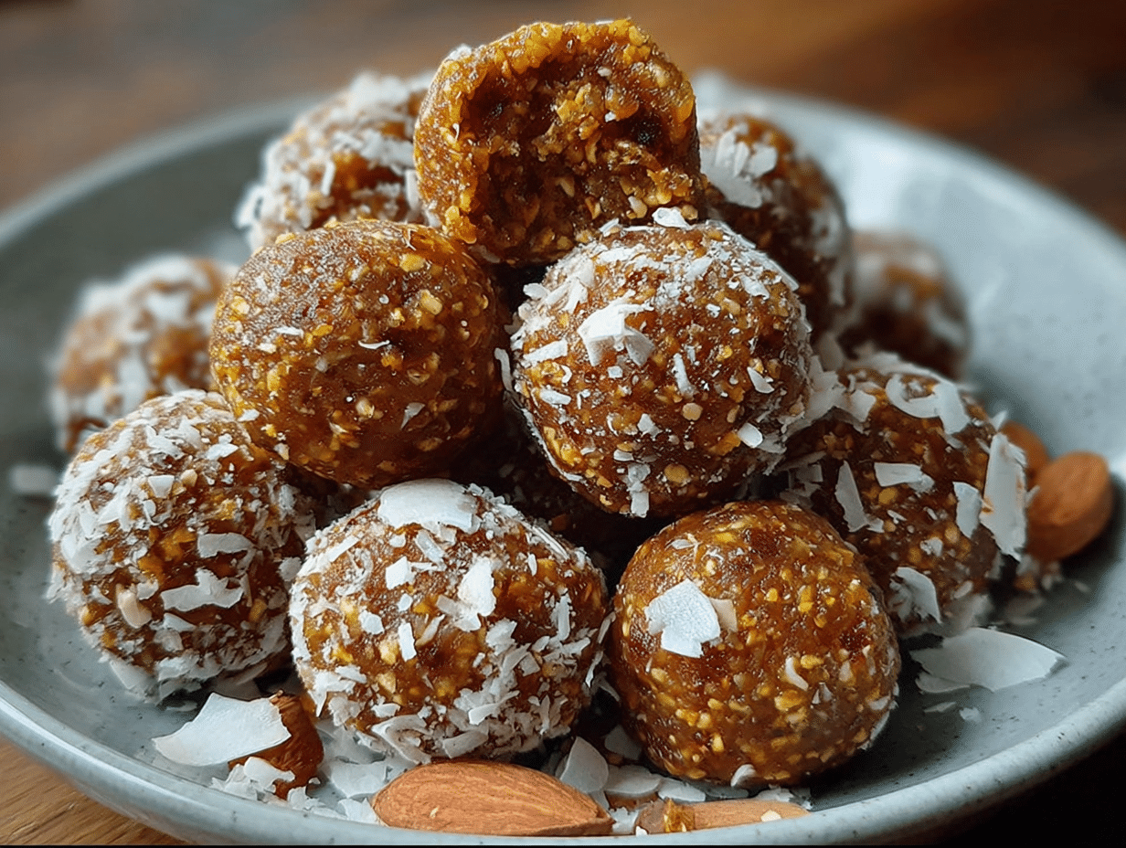 Gluten-Free Ginger Turmeric Energy Balls