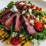 Gluten-Free Grilled Balsamic Steak Salad For Spring Dinner