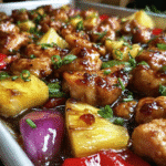 Gluten-Free Hawaiian Chicken Sheet Pan For Spring Dinner