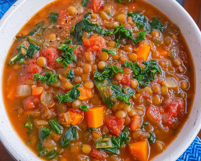 Gluten-Free Hearty Lentil Vegetable Soup